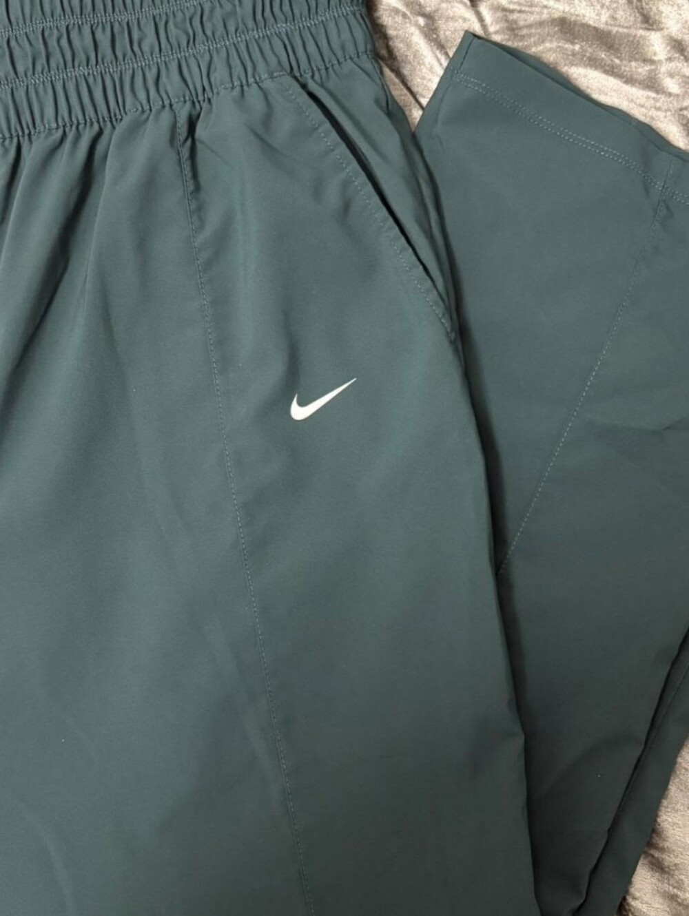 Nike Teal Green Training Pants with White Swoosh
